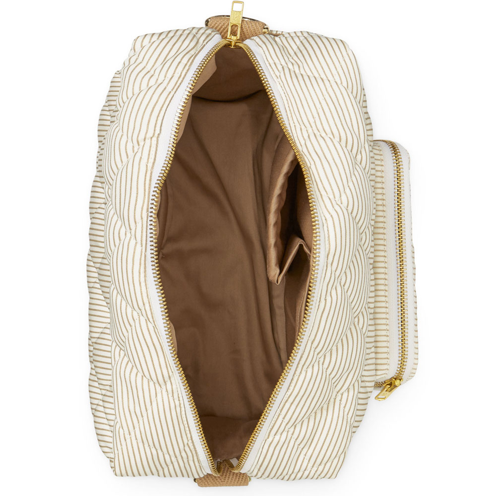 Petit sac à langer Classic Stripes Camel (Cam Cam Copenhagen) - Image 2