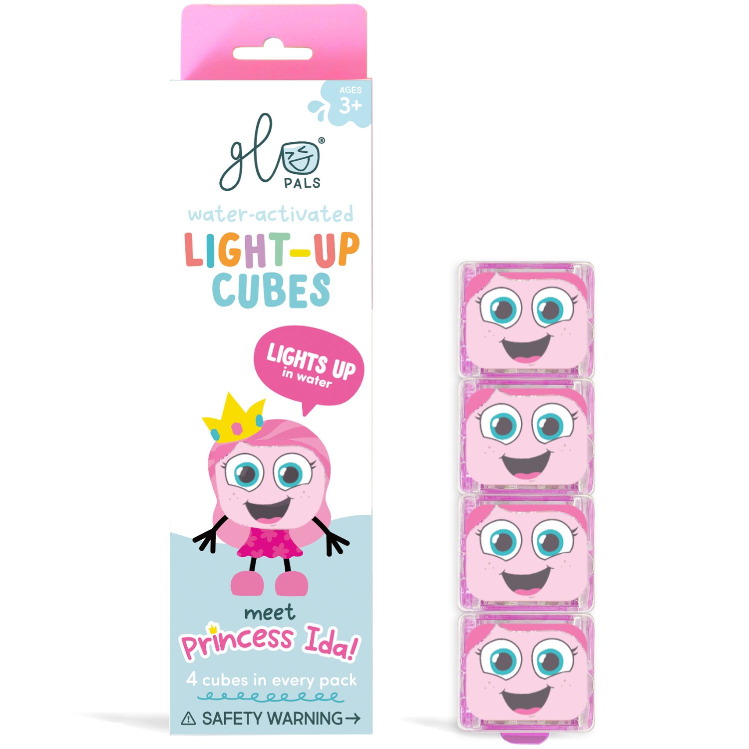 Glo Pals - 4 cubes lumineux Princesse Ida
