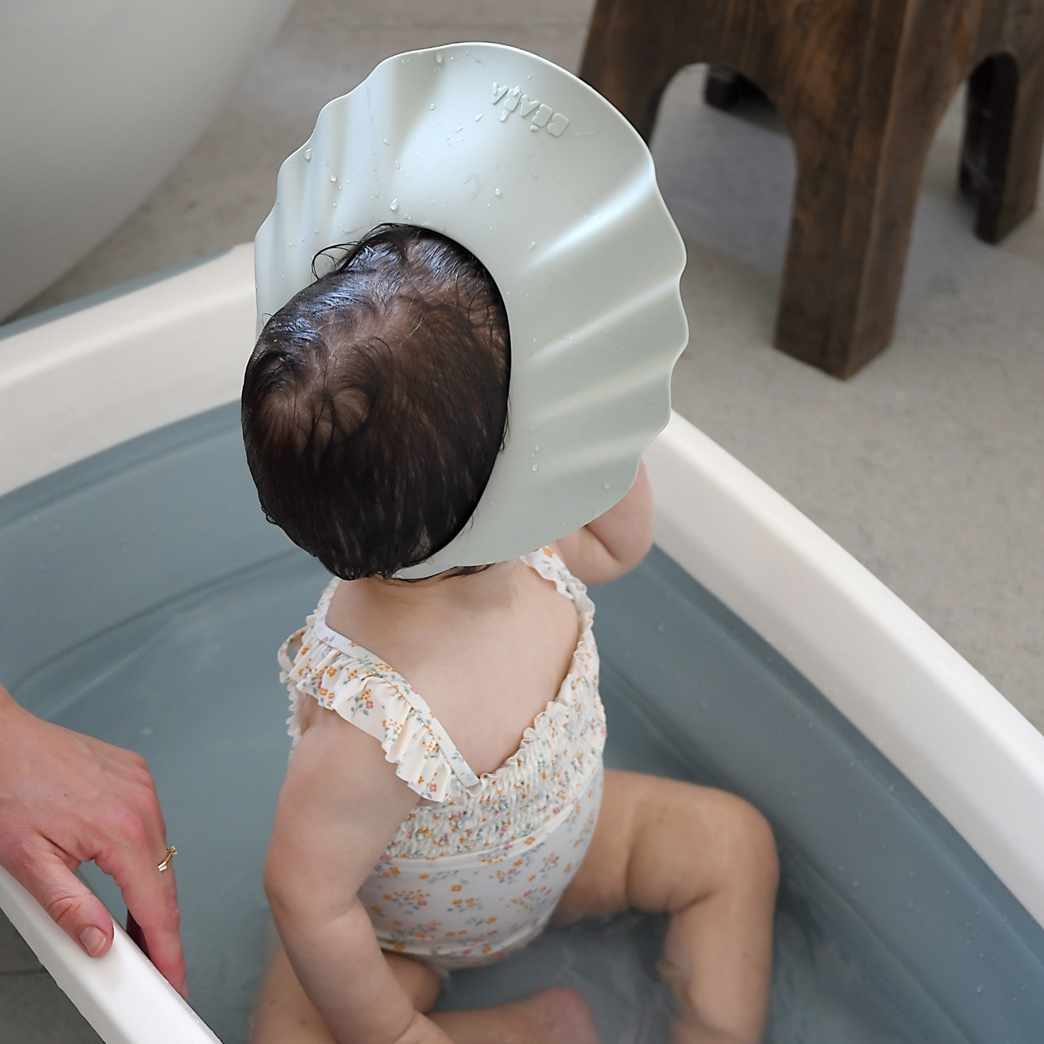 Visière de bain silicone vert de gris (Béaba) - Image 5