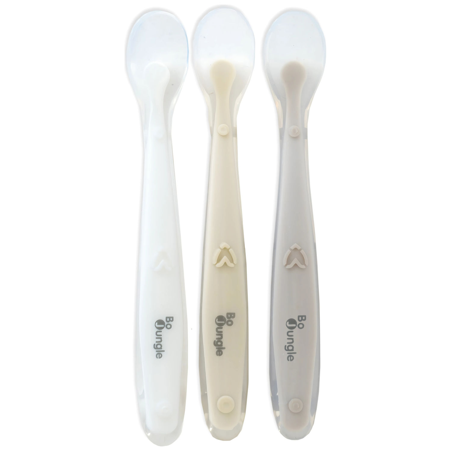 Bo Jungle - Lot de 3 cuillères douces en silicone Dune