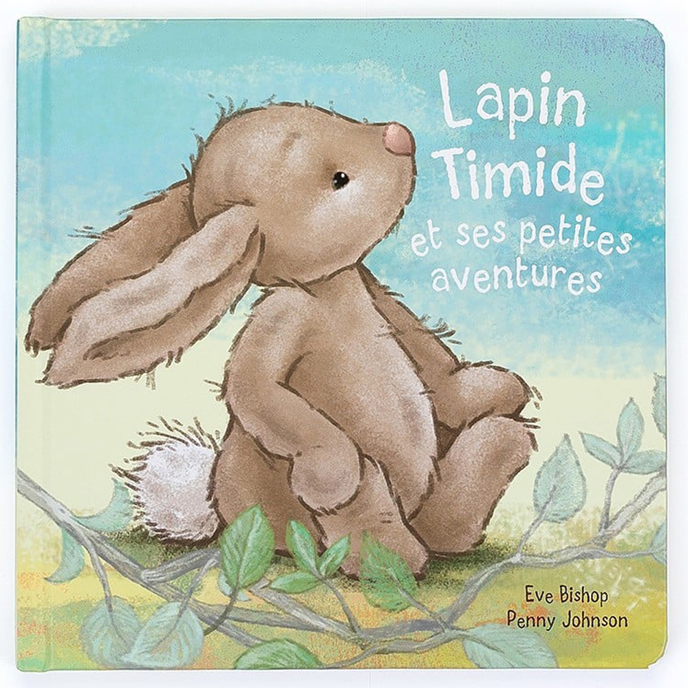 Jellycat - Livre Lapin timide et ses petites aventures