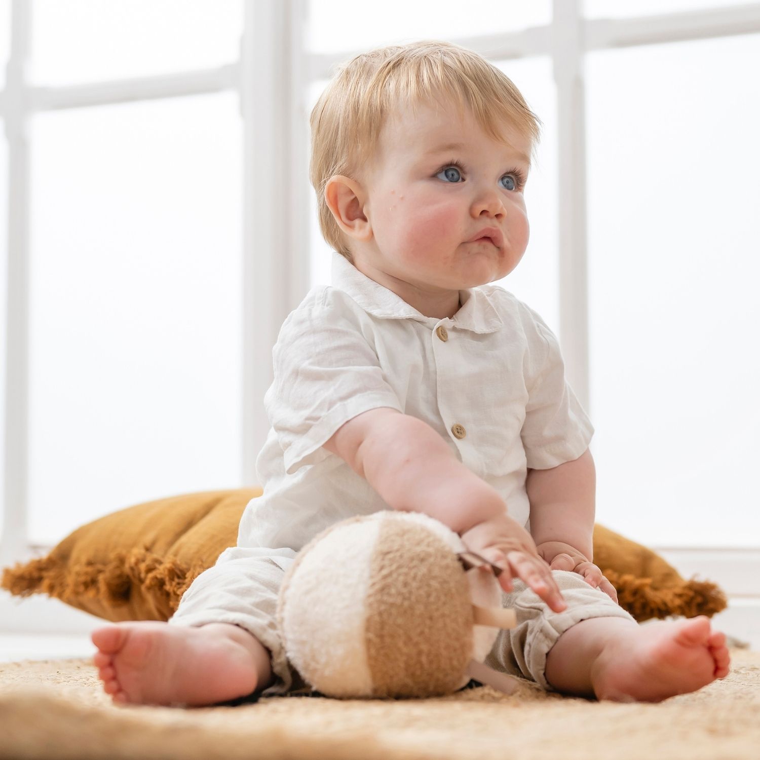 Balle hochet Teddy (Nattou) - Image 1