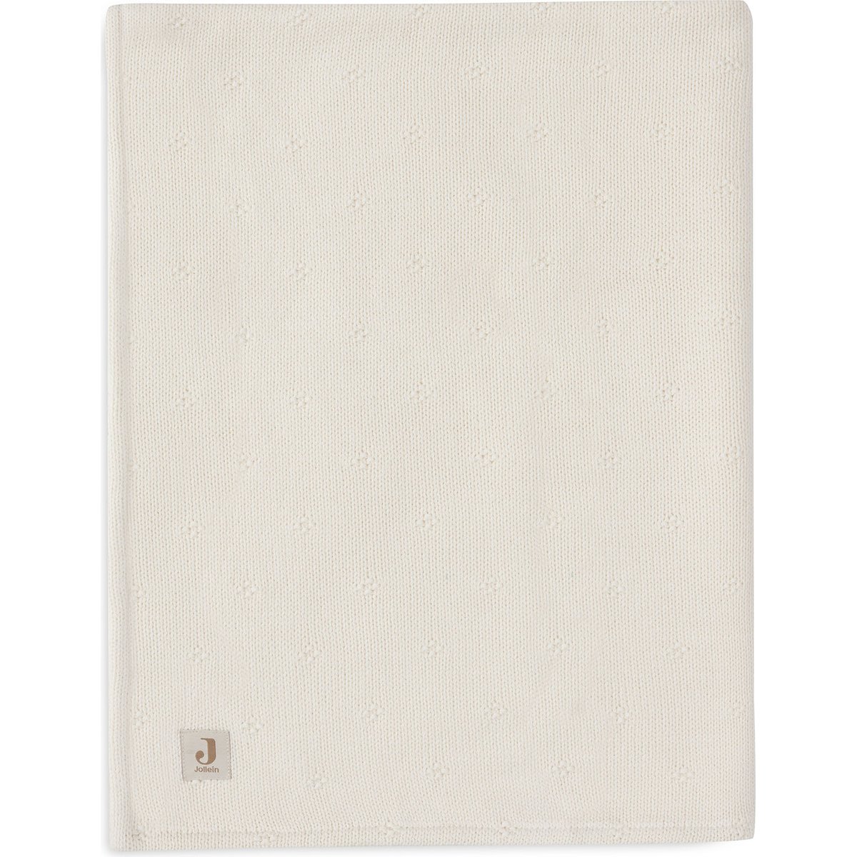Couverture en polaire Cosy Knit Ivory (75 x 100 cm) (Jollein) - Image 5