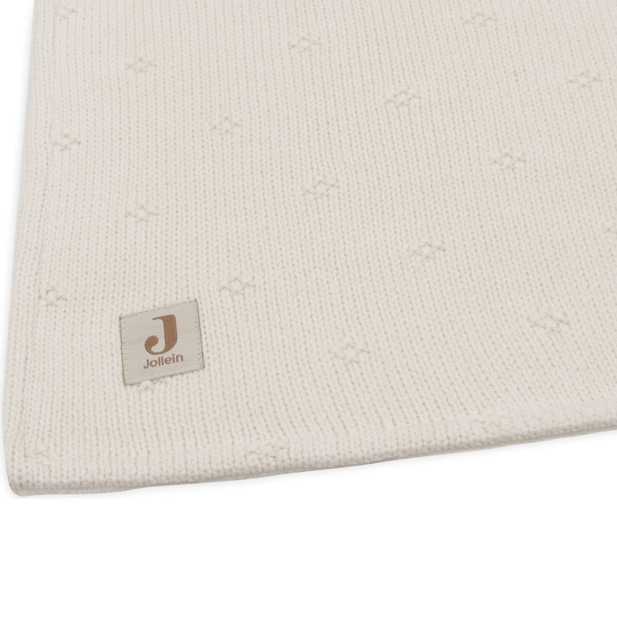 Couverture en polaire Cosy Knit Ivory (75 x 100 cm) (Jollein) - Image 7