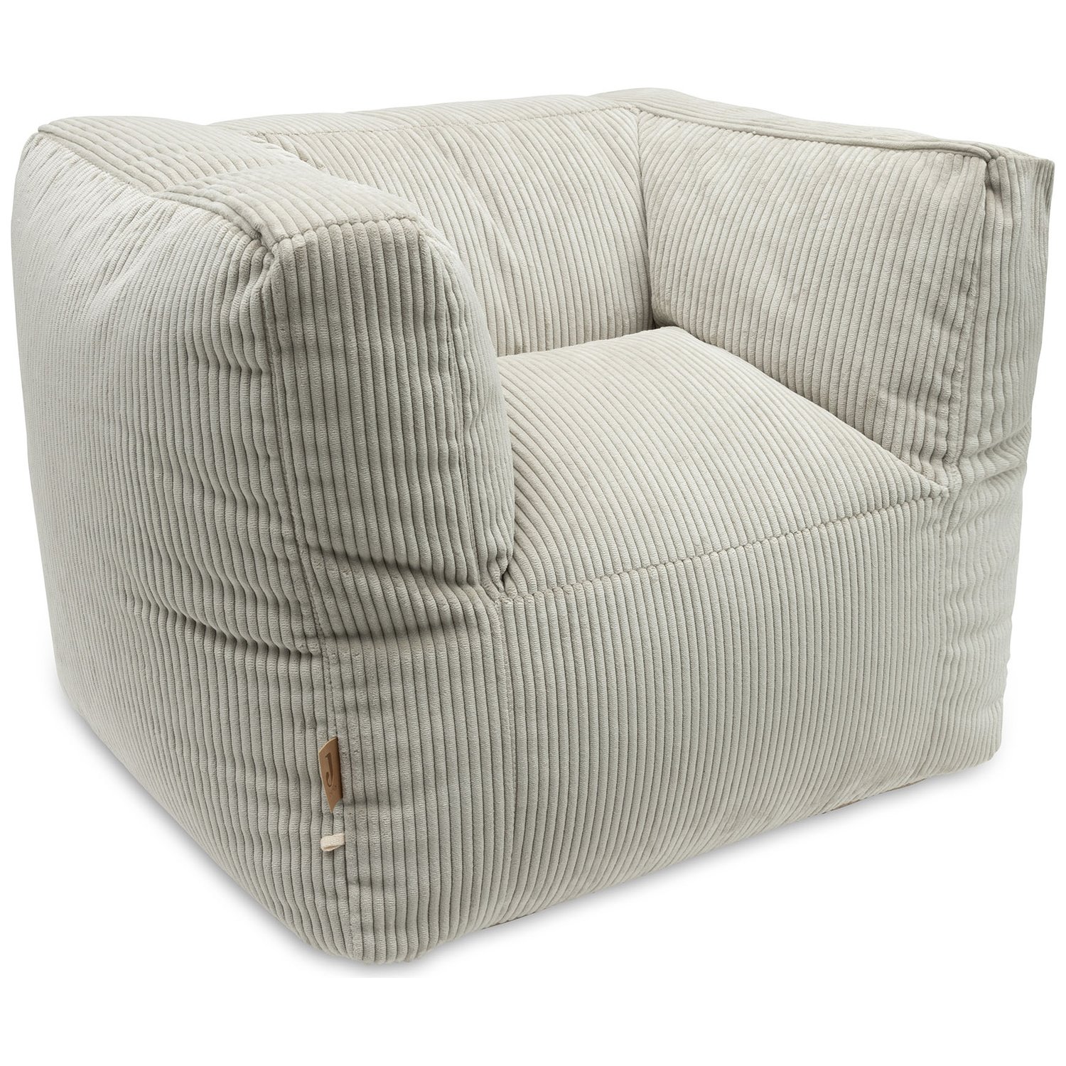 Fauteuil pouf Corduroy Olive Green (Jollein) - Image 5