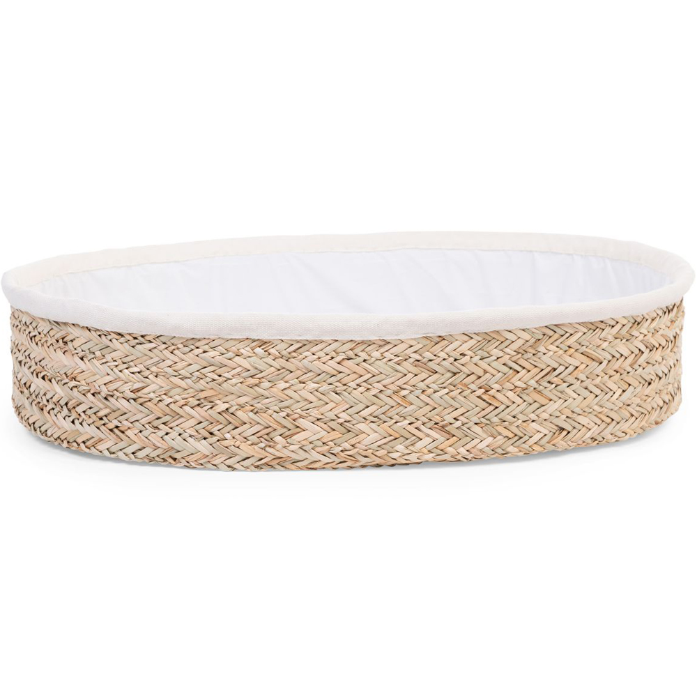 Panier à langer en jonc tressé avec matelas (70 x 50 cm) (Childhome) - Image 7