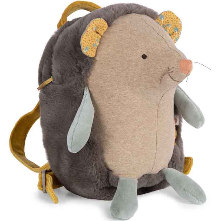Sac à dos hérisson Trois petits lapins (Moulin Roty) - Image 1