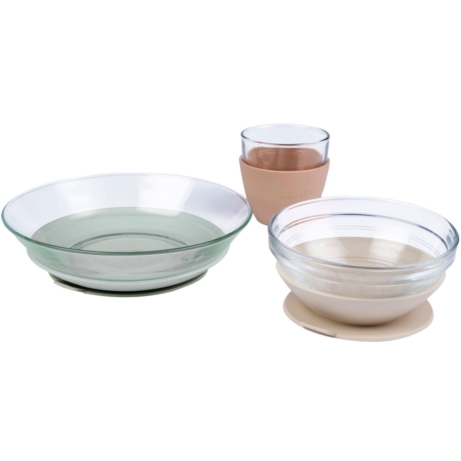 Coffret repas en verre X DURALEX Natural (Béaba) - Image 1