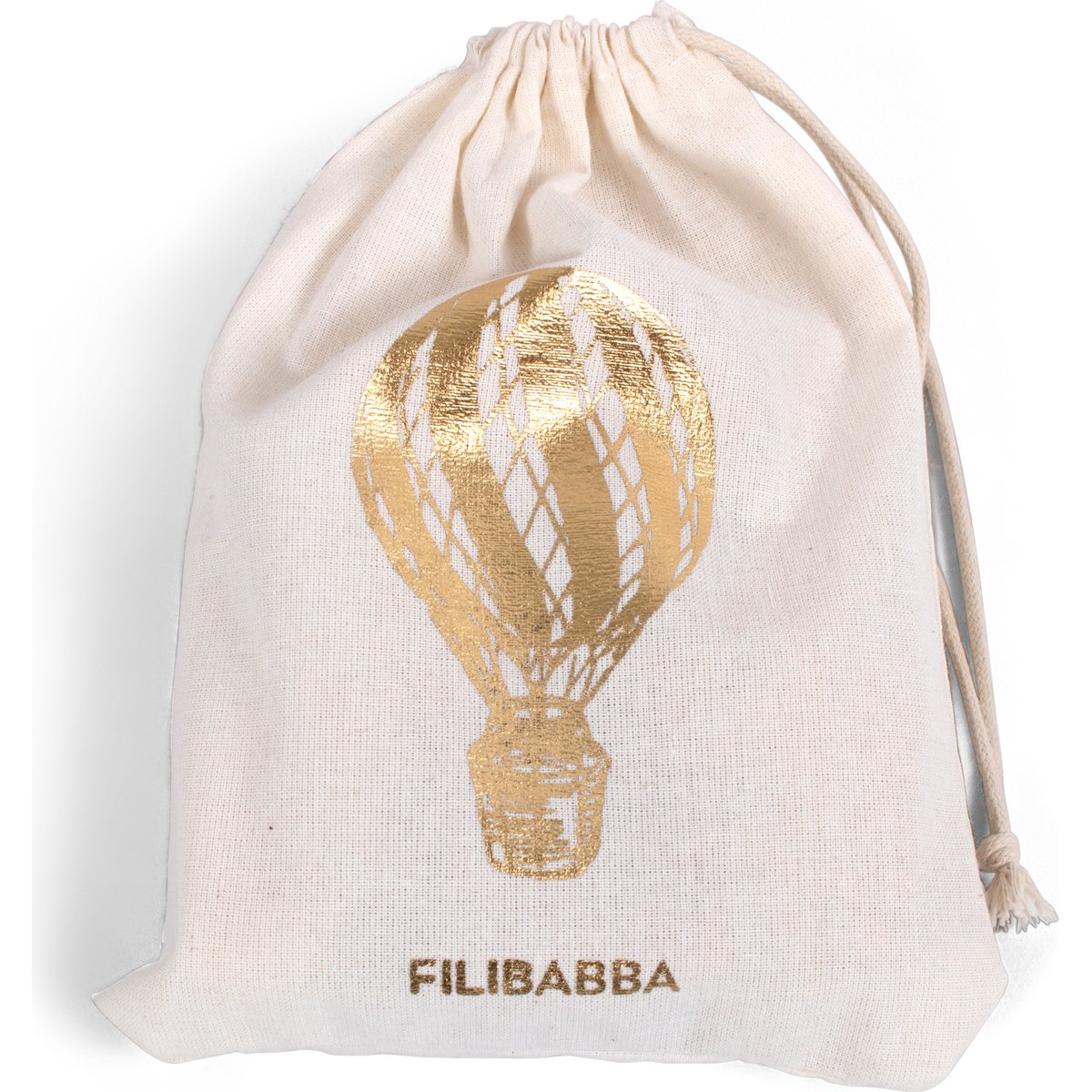 Set brosse et peigne bébé en bois avec pochette coton (Filibabba) - Image 3