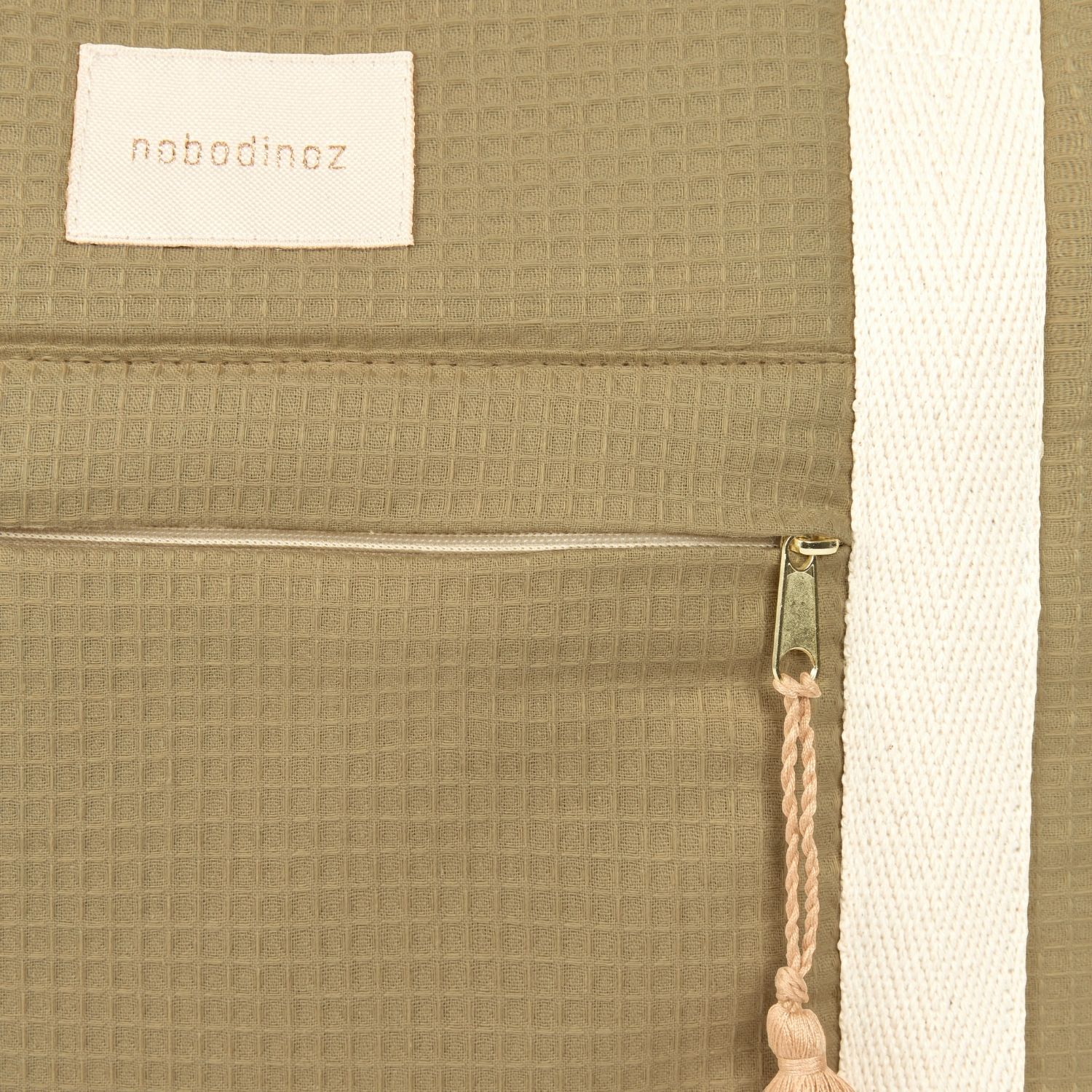 Sac à langer imperméable Opera Olive Green (Nobodinoz) - Image 6