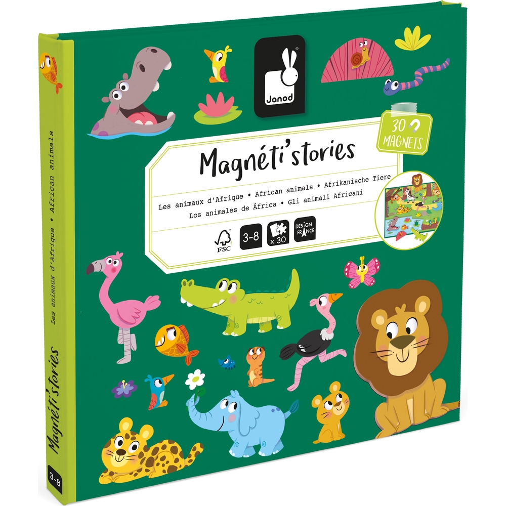 Jeu magnétique Magneti'stories Les animaux d'Afrique