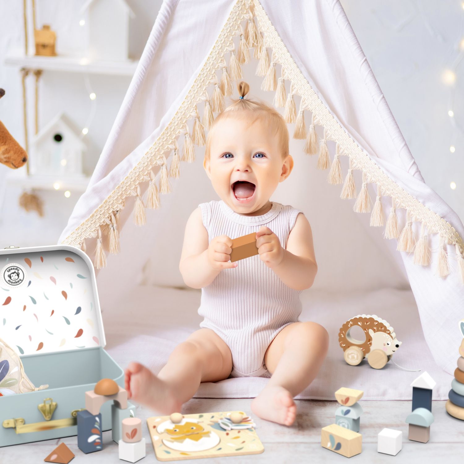 Speedy Monkey - Coffret Ma première boîte à jouets
