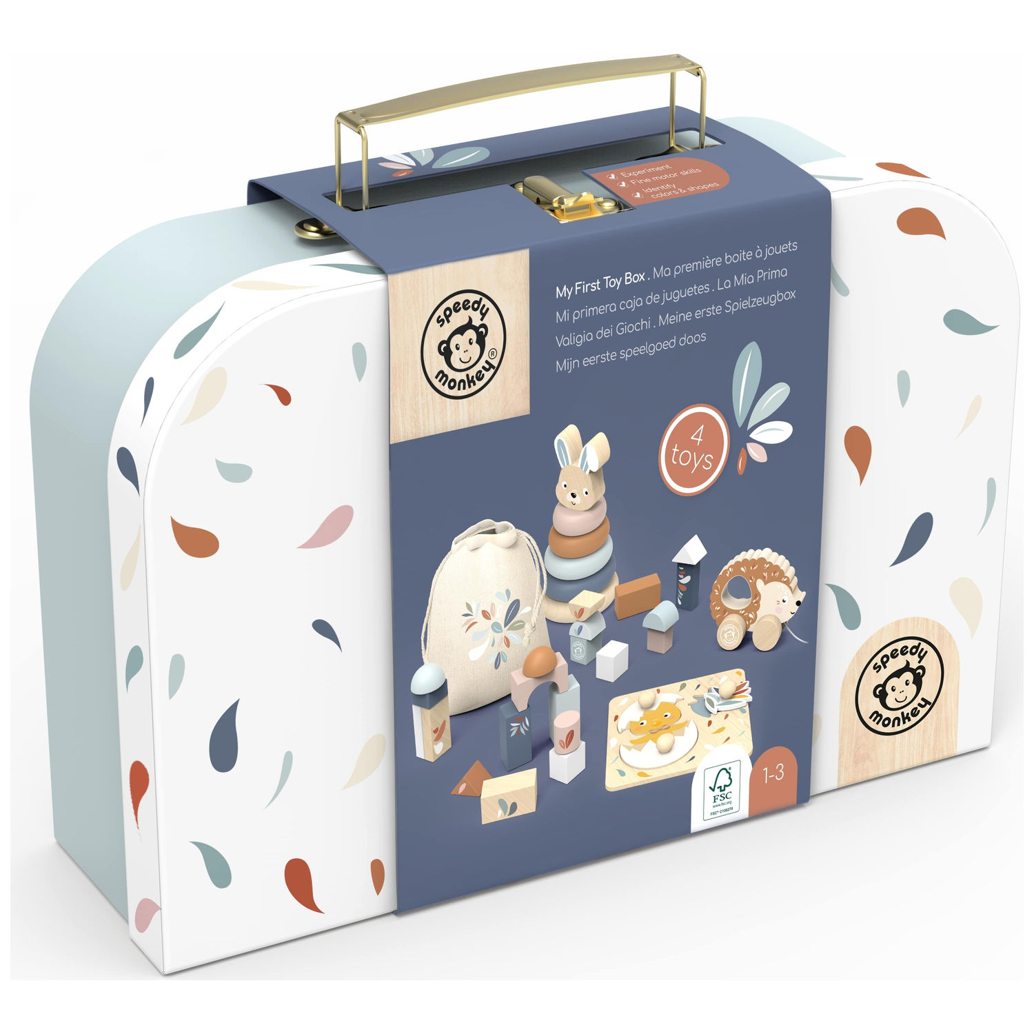 Coffret Ma première boîte à jouets (Speedy Monkey) - Image 3