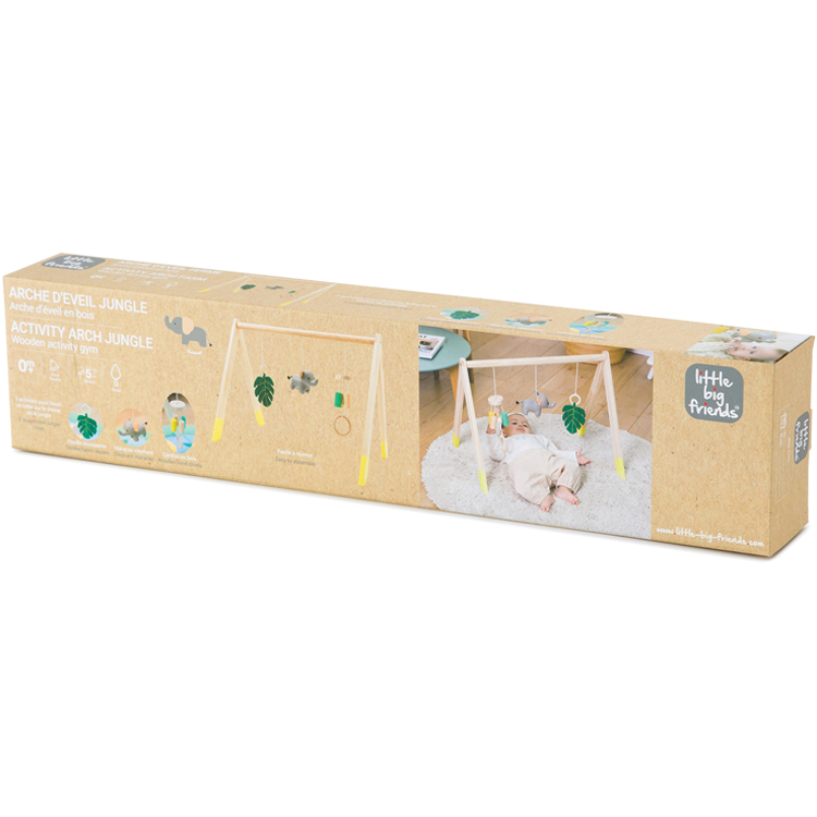 Arche d'éveil en bois Jungle (Little Big Friends) - Image 6