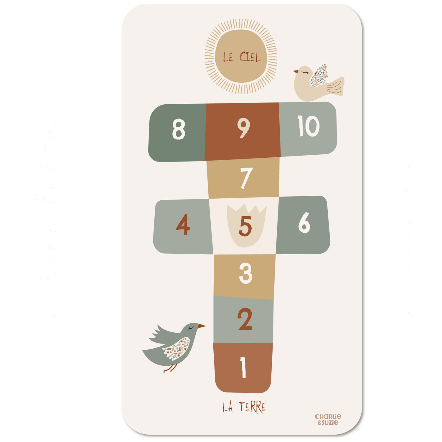 Tapis de jeu marelle Lili Rose