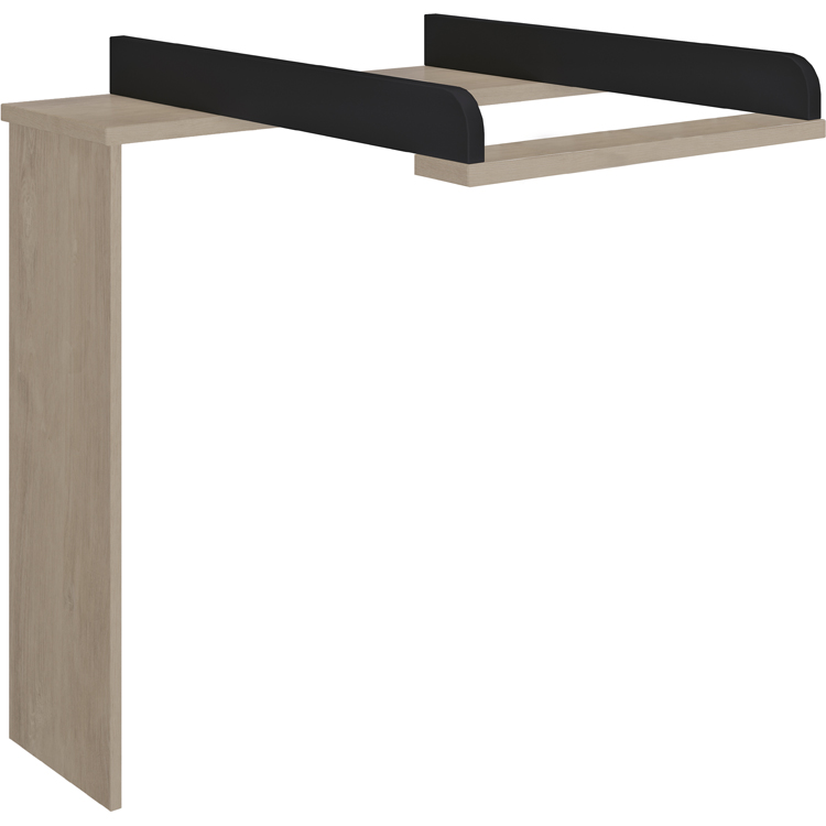 Commode à langer 3 tiroirs en chêne blond noir Marcel (Galipette) - Image 8