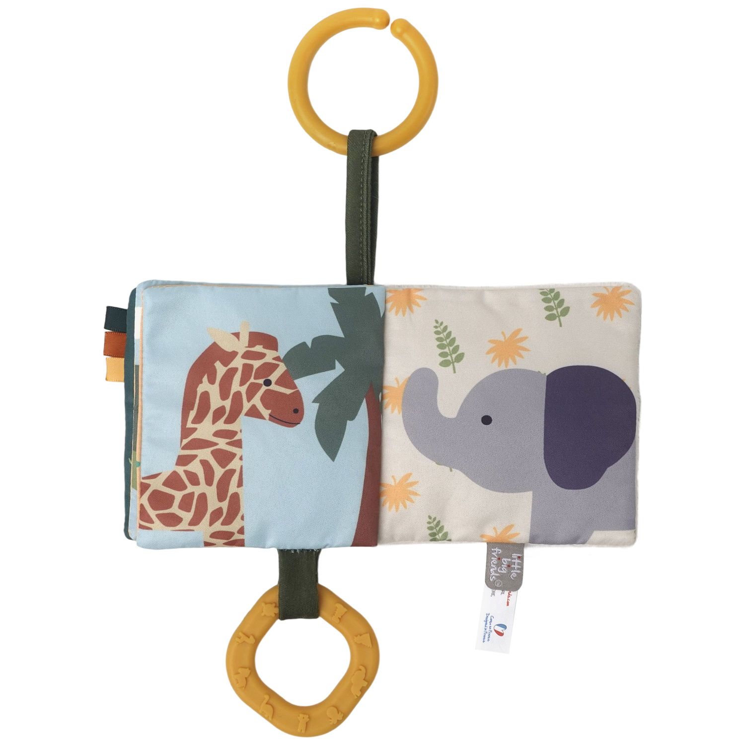 Livre en tissu bébé Jungle (Little Big Friends) - Image 6