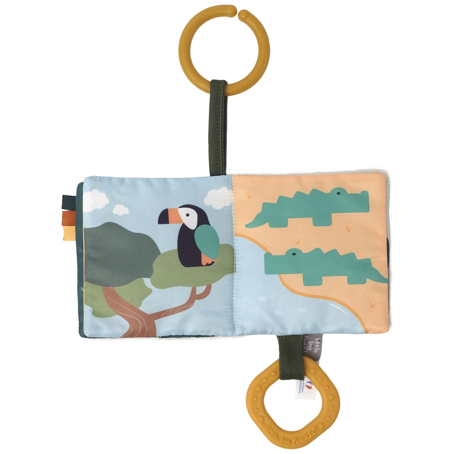 Livre en tissu bébé Jungle (Little Big Friends) - Image 7