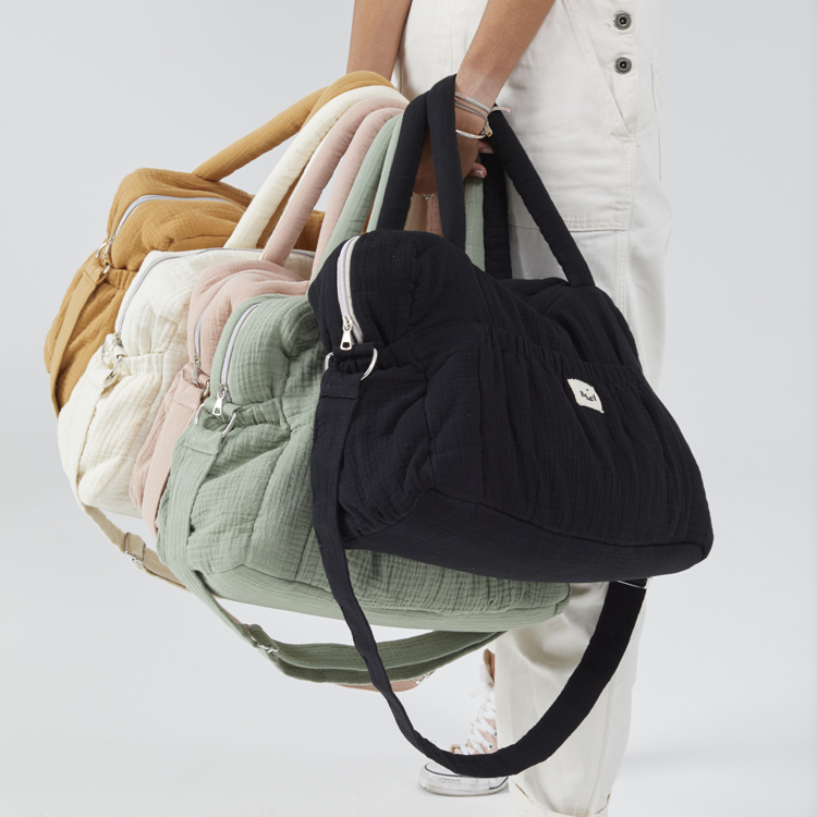 Sac à langer à anses noir réglisse Comme un bonbon (BEBEL) - Image 5