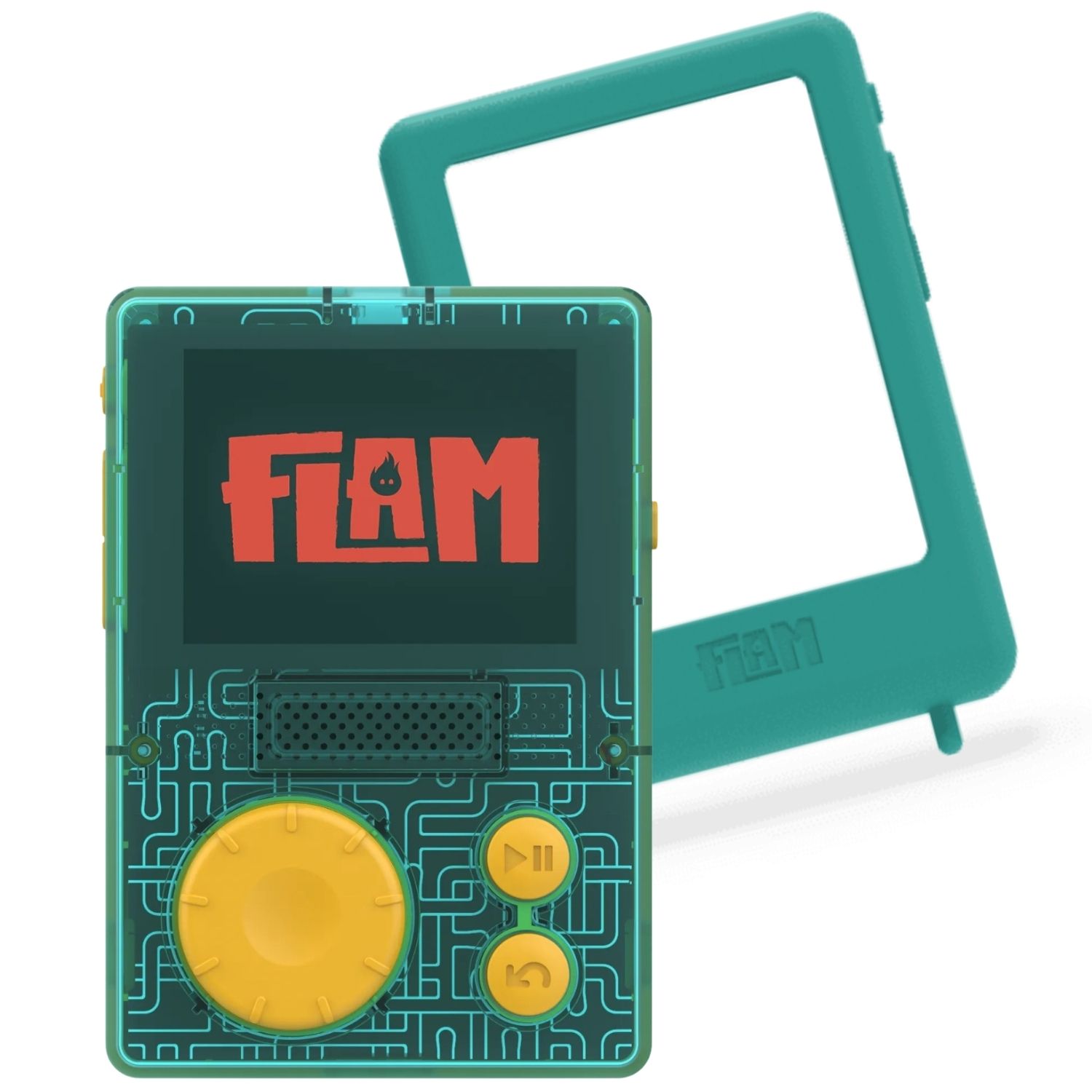 Baladeur interactif Flam avec coque verte