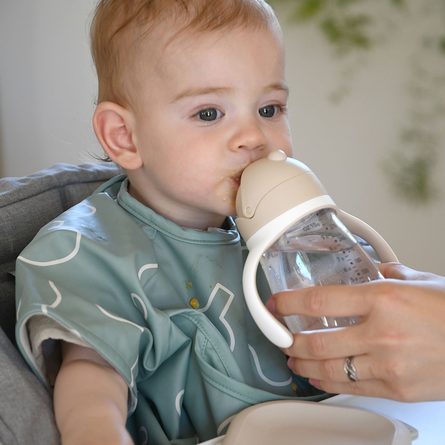 Béaba - Tasse d'apprentissage avec paille Argile (300 ml)