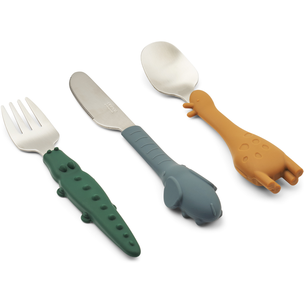Set de couverts Tove golden caramel mix (3 pièces) (Liewood) - Image 1
