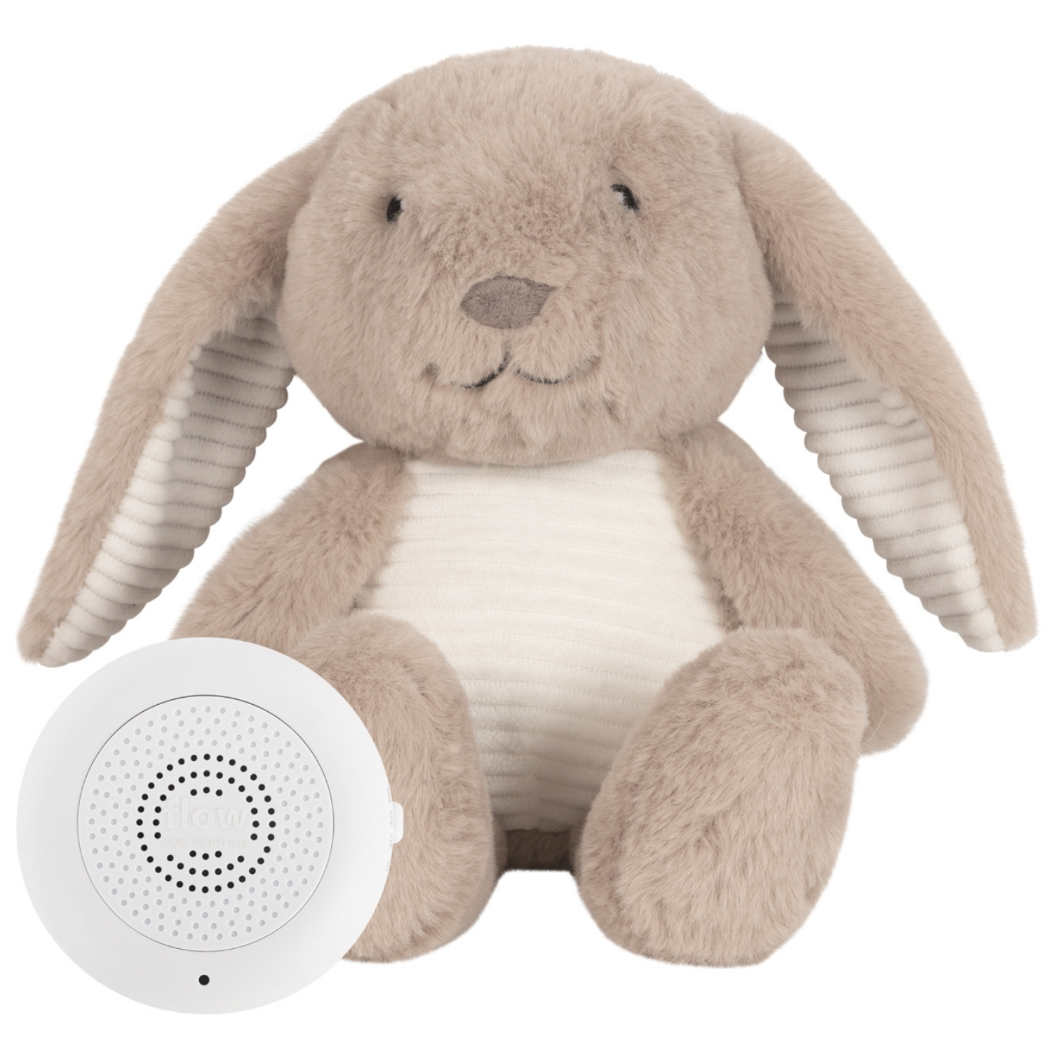 FLOW - Peluche bruit blanc rechargeable Milo lapin beige