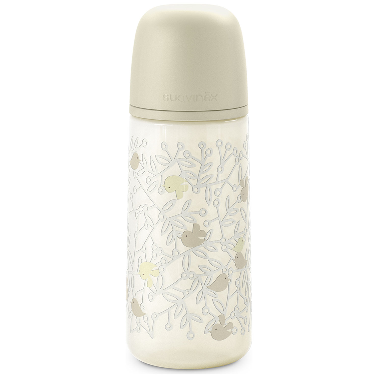 Biberon tétine SXPro L Birdies Beige (360Ml) (Suavinex) - Image 1