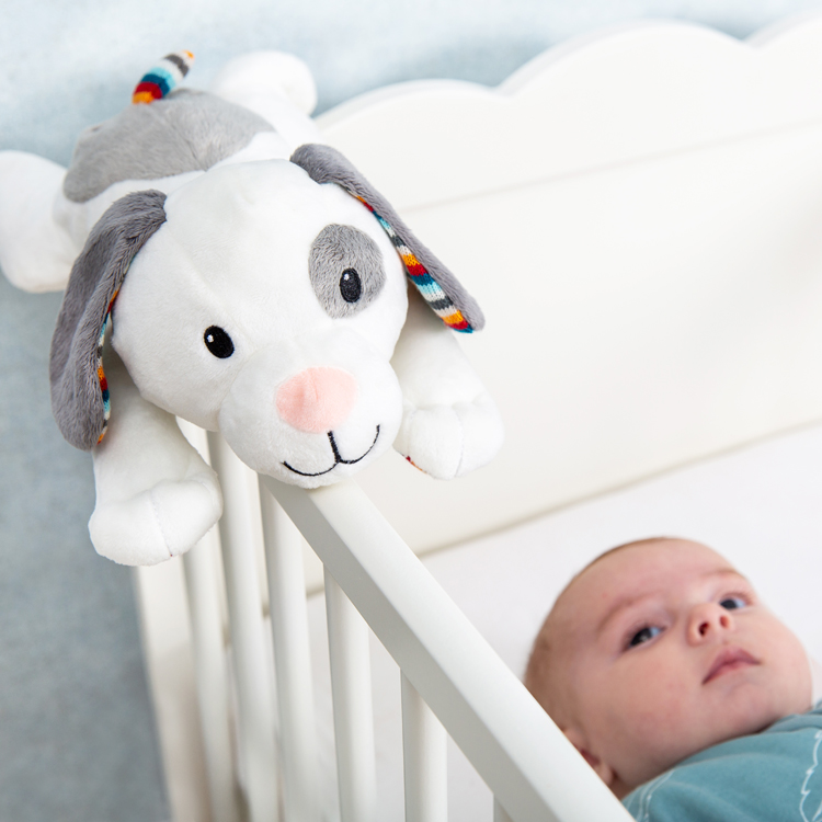 ZAZU - Peluche bruit blanc ou musicale Dexy le chien - Reconditionné