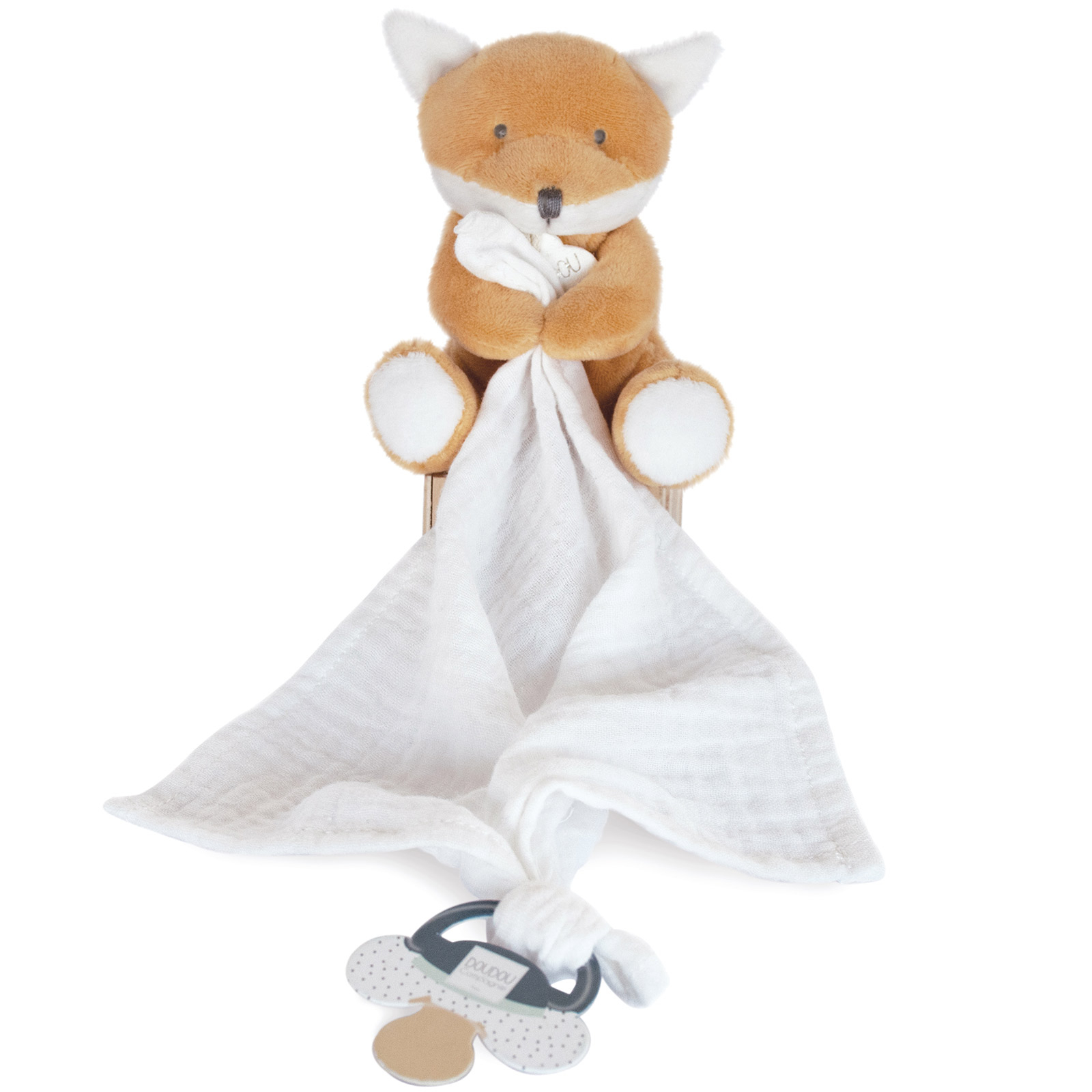 Coffret doudou attache sucette Renard UNICEF (Doudou et Compagnie) - Image 3