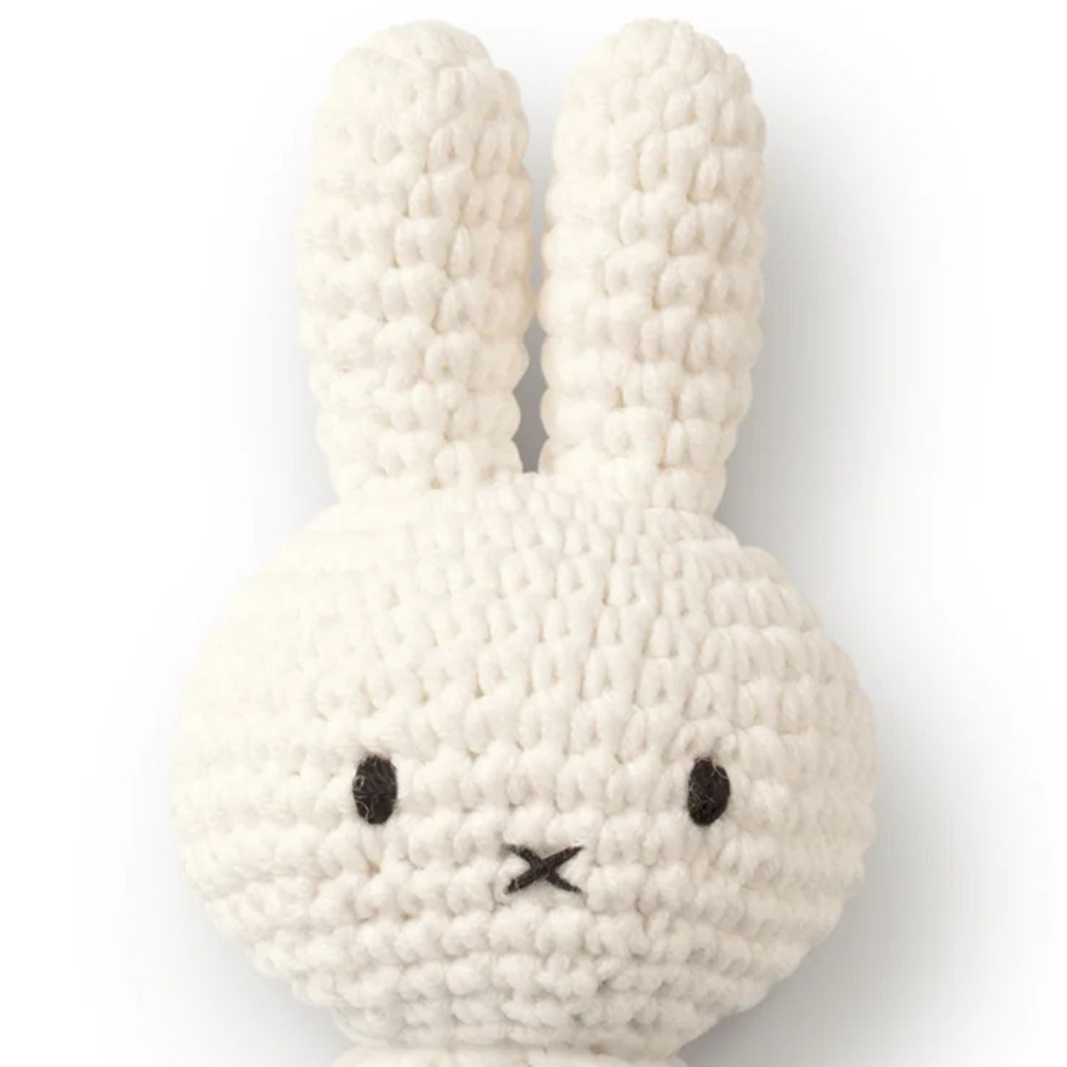 Doudou plat vintage Miffy blanc (Just Dutch) - Image 2