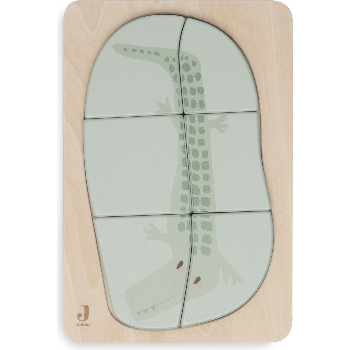 Puzzle en bois Jungle Jambo Croco (6 pièces)