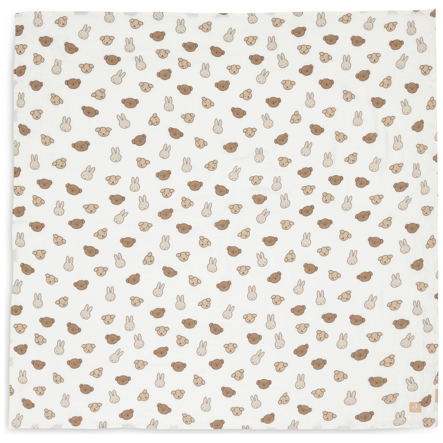 Lot de 2 maxi-langes en coton Miffy and Friends (115 x 115 cm) (Jollein) - Image 5