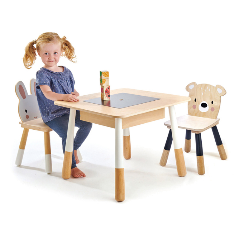 Table et chaises enfant en bois Forêt (Tender Leaf) - Image 2