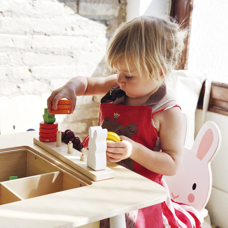 Table et chaises enfant en bois Forêt (Tender Leaf) - Image 3