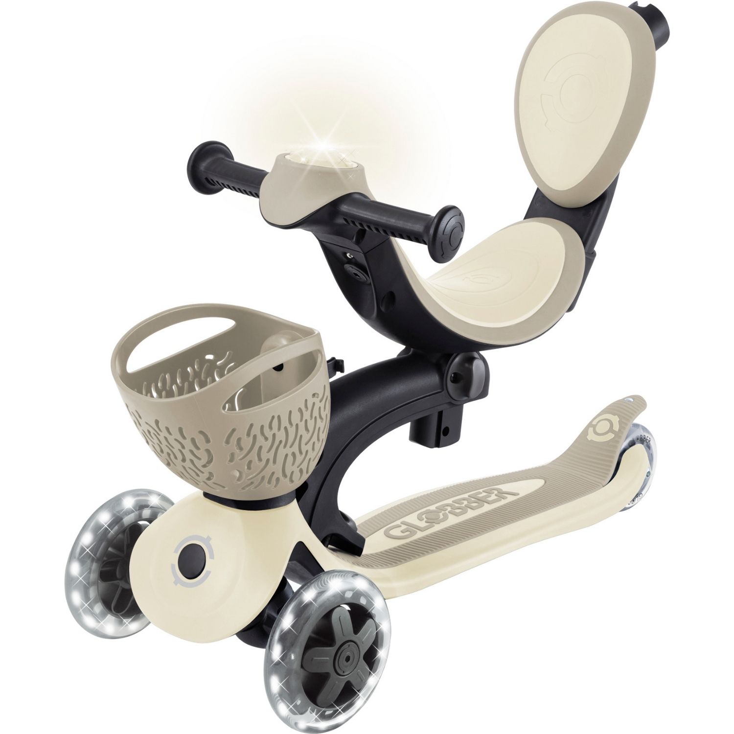 Trottinette Go up Baby 360 Lights Beige-Taupe (Globber) - Image 4