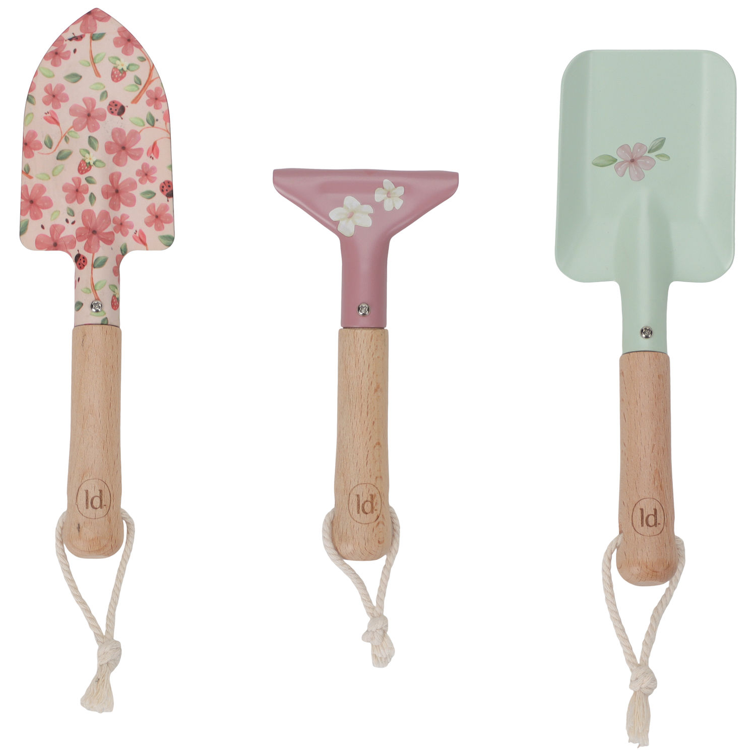 Coffret jardinage Fairy Garden rose (10 pièces) (Little Dutch) - Image 7
