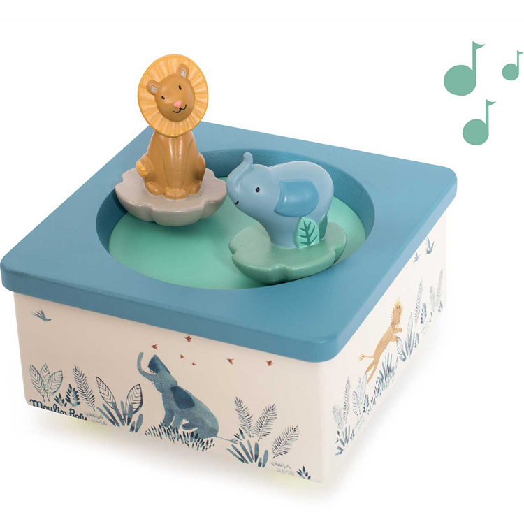 Boîte à musique magnétique Sous mon baobab (Moulin Roty) - Image 2