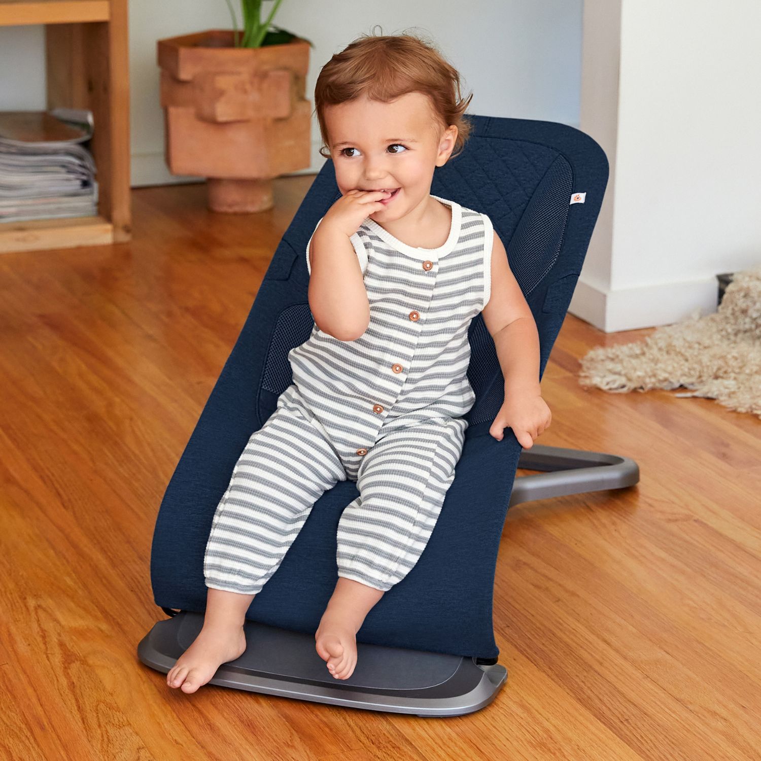 Transat Evolve 3 en 1 bleu nuit (Ergobaby) - Image 1
