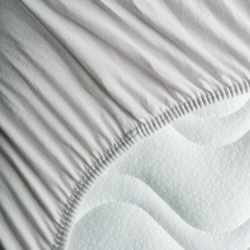 Drap housse de berceau en coton bio Naturel (50 x 83 cm) (Kadolis) - Image 4