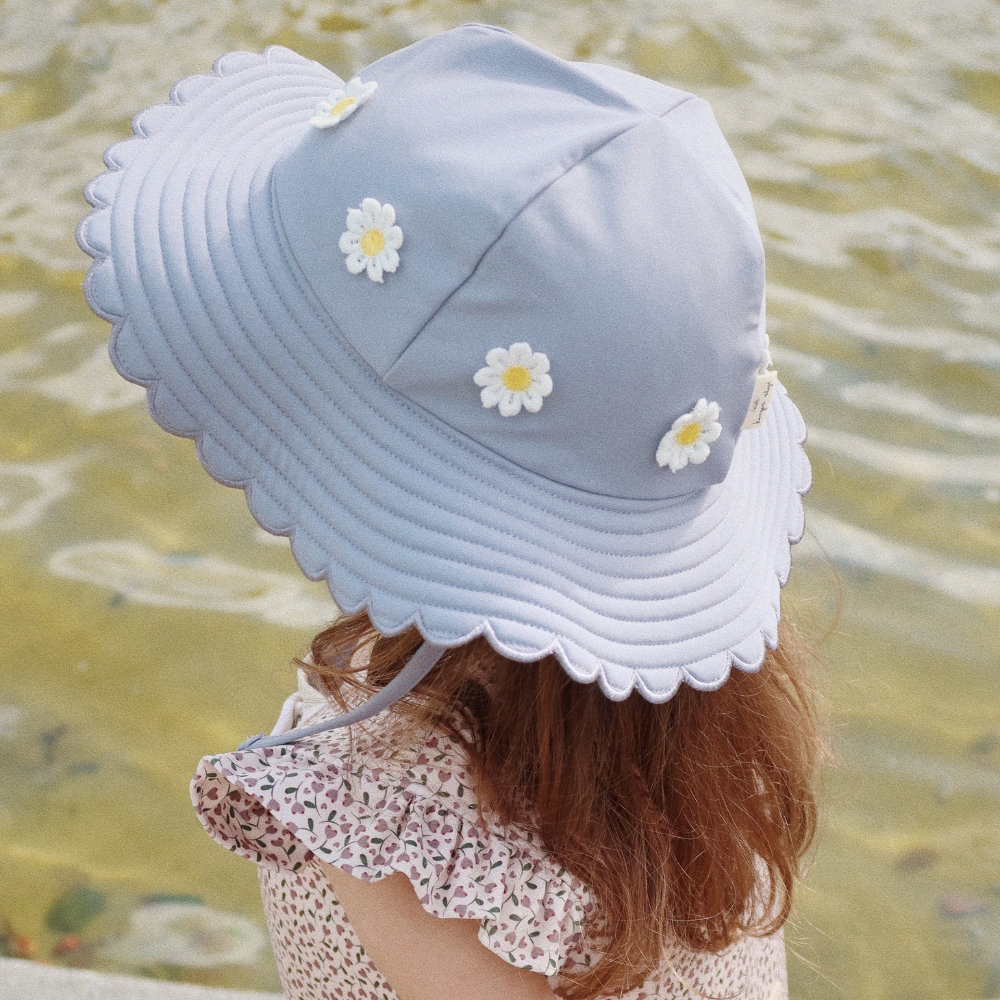 Chapeau d'été Sybille bleu (6-9 mois) (Konges Slojd) - Image 2