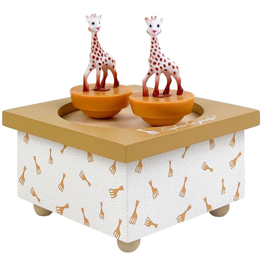 Trousselier - Boîte à musique magnétique Sophie La Girafe Camel