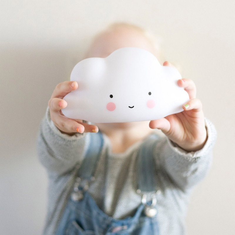 Petite veilleuse nuage blanc (16 cm) (A Little Lovely Company) - Image 2