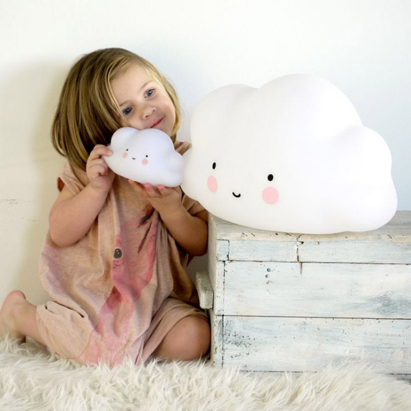 Petite veilleuse nuage blanc (16 cm) (A Little Lovely Company) - Image 3
