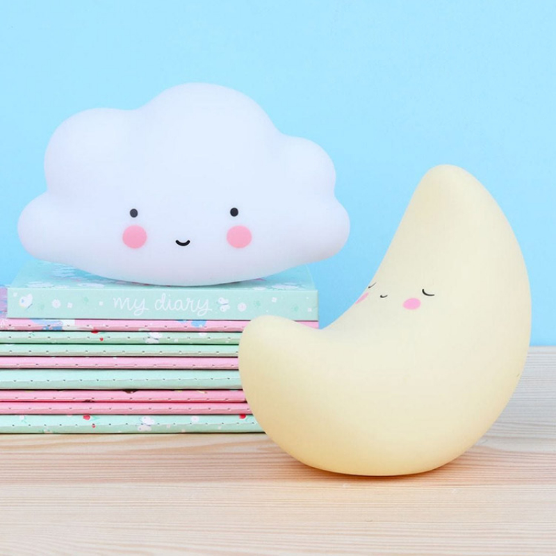 Petite veilleuse nuage blanc (16 cm) (A Little Lovely Company) - Image 4