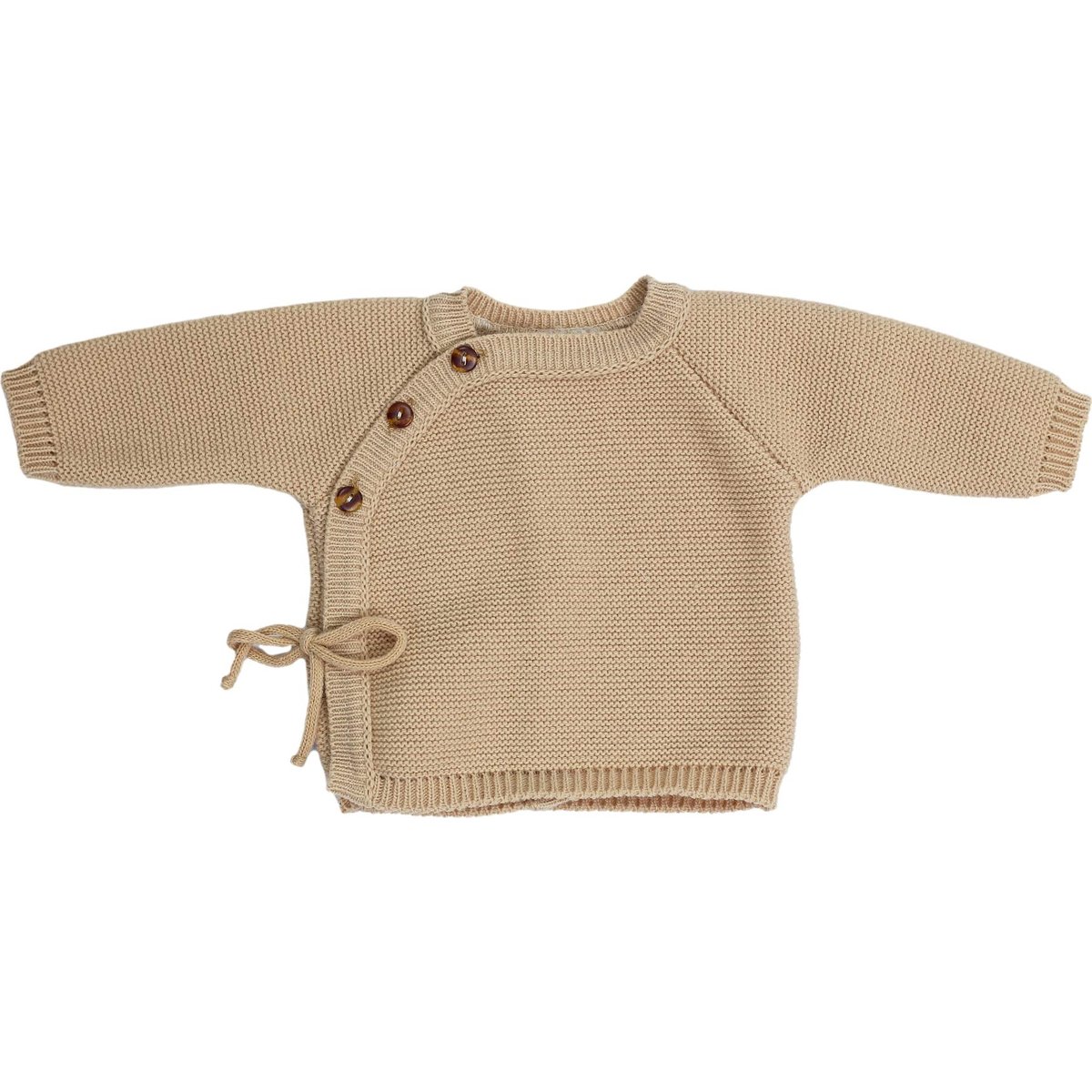 Lot brassière, bonnet et chaussons Caramel (0-1 mois) (Trois Kilos Sept) - Image 2