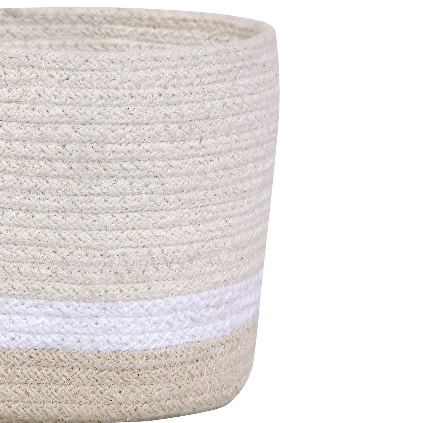 Panier de rangement en coton My Little Ones ivoire (15 x 15 x 15 cm) (Lorena Canals) - Image 9