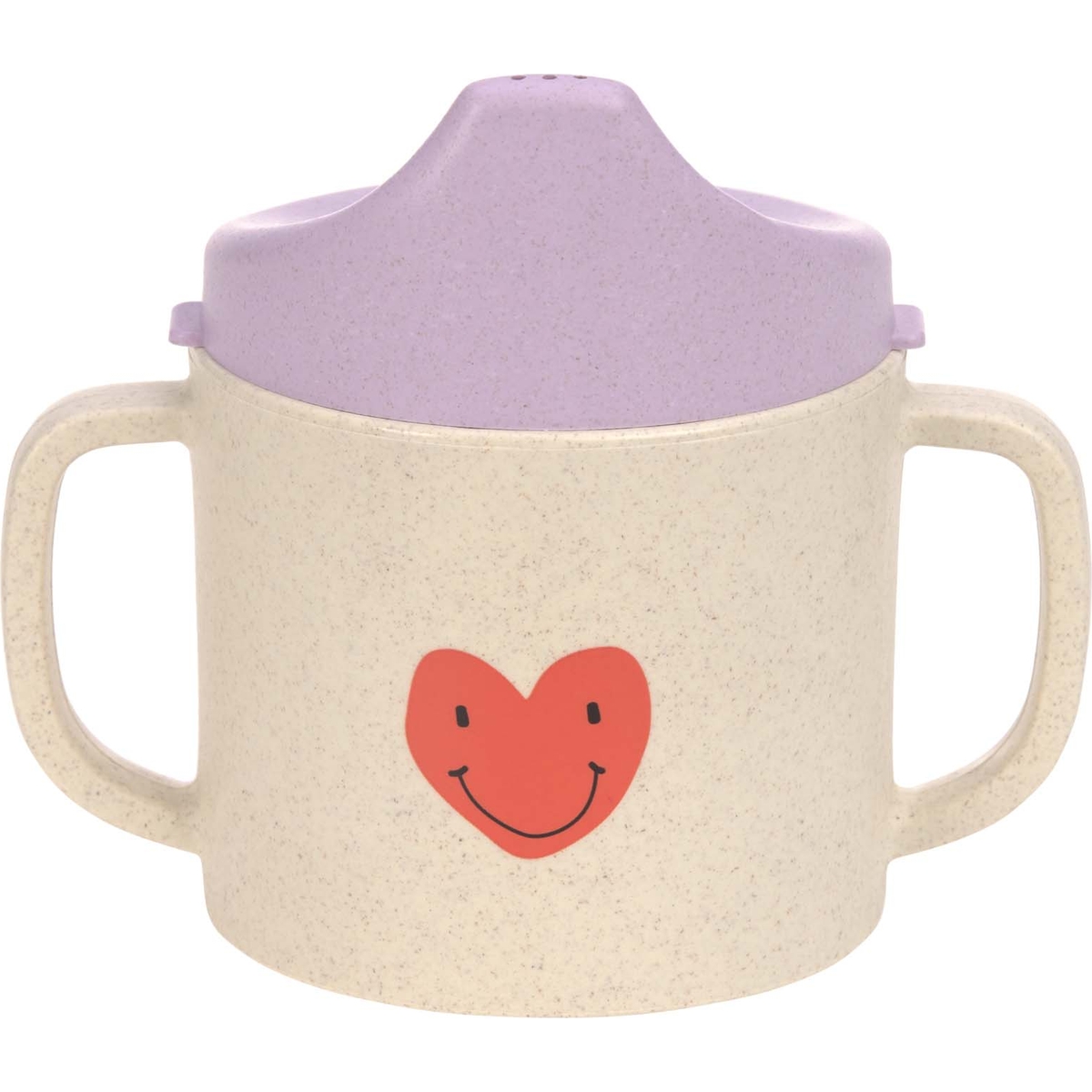 Tasse d´apprentissage Happy Rascals Coeur lavande (Lassig) - Image 1