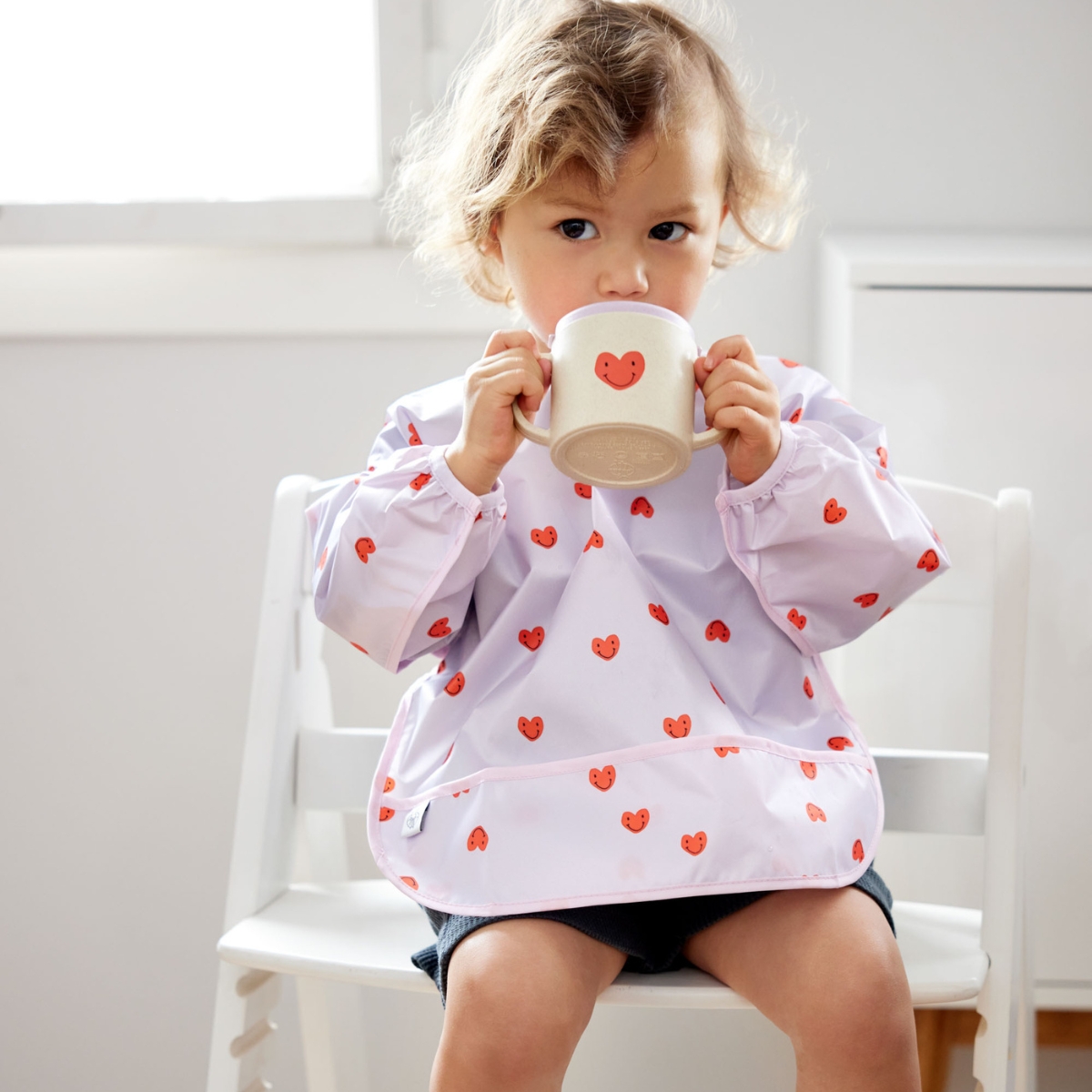 Tasse d´apprentissage Happy Rascals Coeur lavande (Lassig) - Image 2