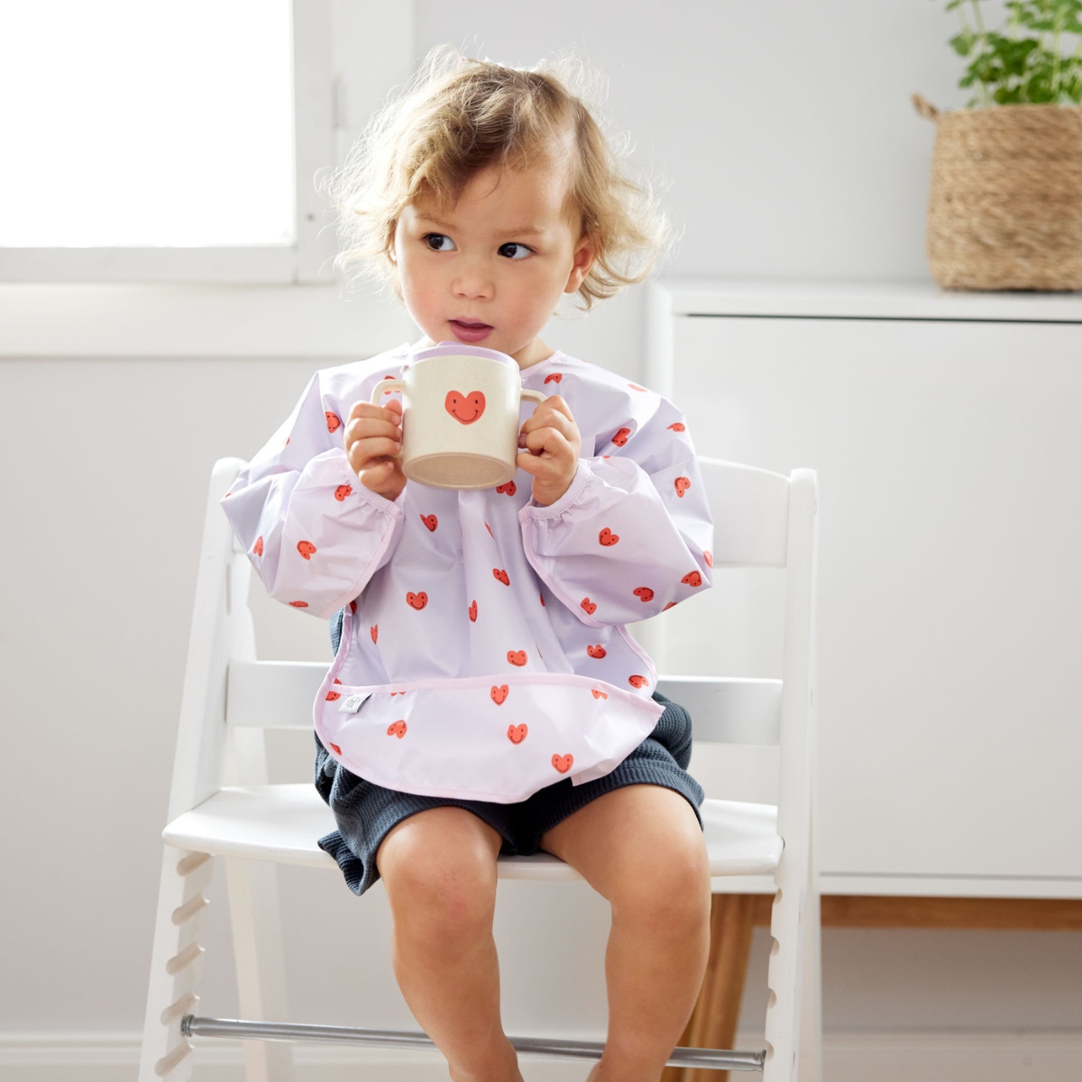 Tasse d´apprentissage Happy Rascals Coeur lavande (Lassig) - Image 4